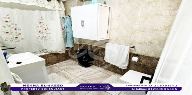 شقة للبيع فى سيدي بشر بحري - قسم المنتزه - الإسكندرية