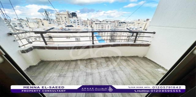 شقة للبيع فى سيدي بشر بحري - قسم المنتزه - الإسكندرية