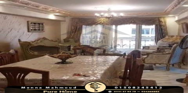 شقة للبيع فى سموحة - قسم سيدى جابر - الإسكندرية