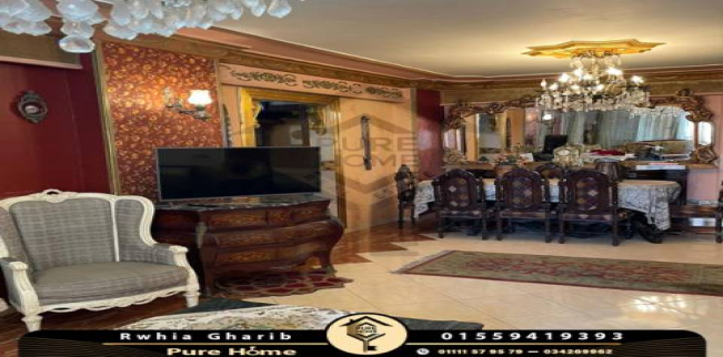 شقة للإيجار فى رشدي - قسم سيدى جابر - الإسكندرية