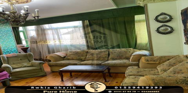 شقة للإيجار فى رشدي - قسم سيدى جابر - الإسكندرية