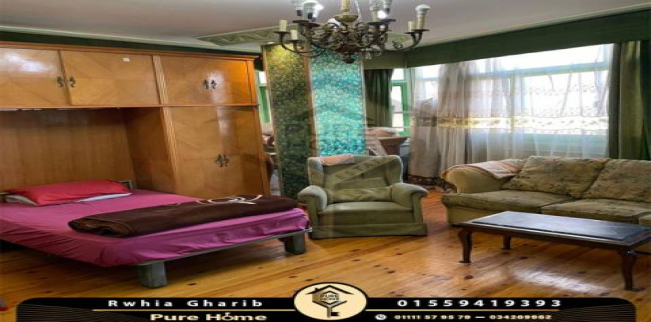 شقة للإيجار فى رشدي - قسم سيدى جابر - الإسكندرية