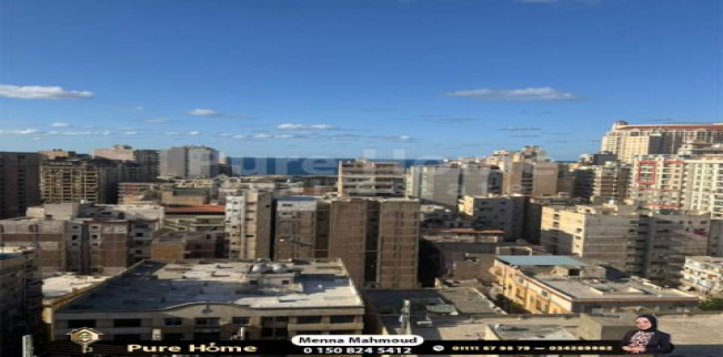 شقة للإيجار فى زيزينيا - قسم الرمل - الإسكندرية